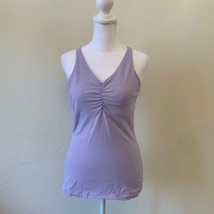 Prana Yoga Top. Size M. Worn once. Built-in bra. Lavender.